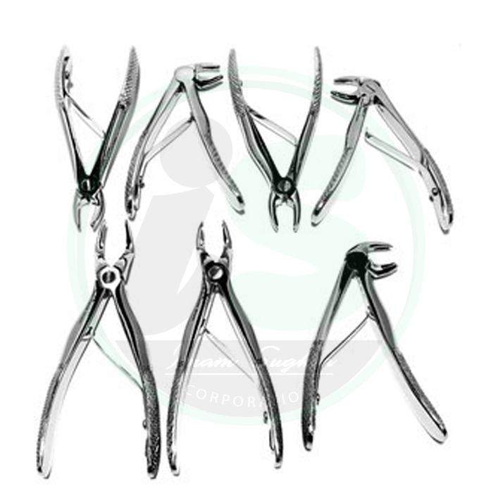 Paediatric Extraction Forceps 7 Pieces